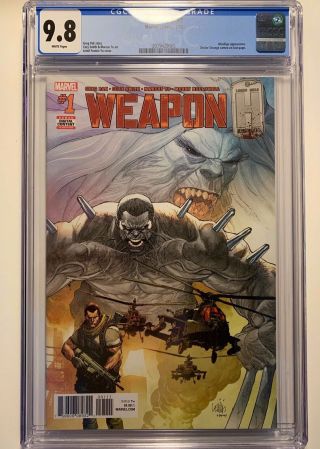Weapon H 1 (2018) Cgc 9.  8 Nm/mt Wendigo Dr.  Strange Marvel Comics White Hulk