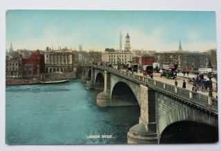 London Bridge Vintage Postcard