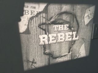 The Rebel Nick Adams As Johnny Yuma 16mm B/w Film Sound Rare Abc 1959 Western