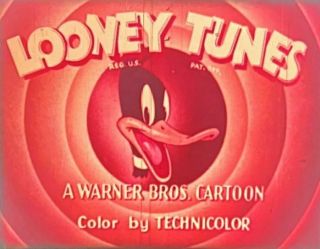 Scarlet Pumpernickel 16mm Color Daffy Duck Chuck Jones 1950 Wb Cartoon Classic