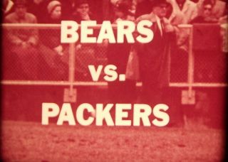 16mm Film - Nfl Game Of The Week - Packers Vs.  Bears Lombardi Vs.  Halas At Lambeau