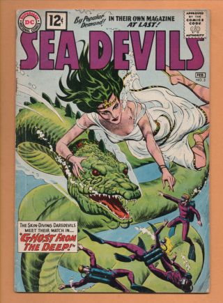 Sea Devils 3 Dc Comics 1962 Russ Heath Vg