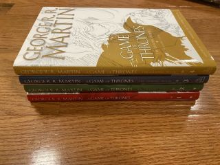 A Game Of Thrones The Graphic Novel 1,  2,  3,  And 4 Hardcover