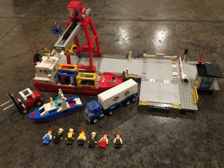 Vintage Lego Classic Town 6542 Launch And Load Seaport Harbor 1991