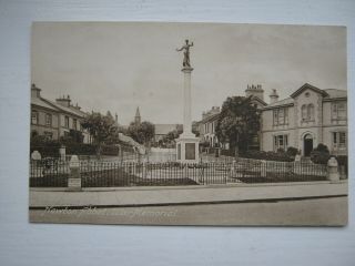 Vintage Postcard - War Memorial,  Newton Abbot