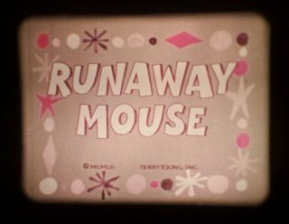 Little Roguefort " Runaway Mouse " (terrytoons 1953) 16mm Cartoon