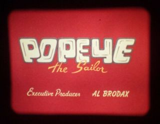 Popeye " Popeye Revere " (king Features 1960) 16mm Cartoon