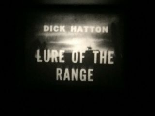 8mm Silent Film Feature " Lure Of The Range " 1926 1 - 800 