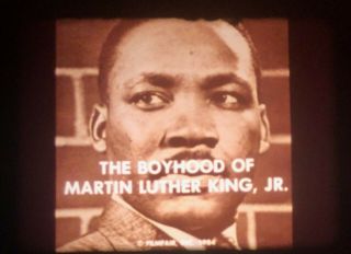 16mm Film The Boyhood Of Dr.  Martin Luther King Jr - Agfa Print