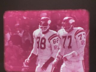 16MM - NFL GAME OF THE WEEK - Giants Beat Vikings 1969 Fran Tarkenton 3