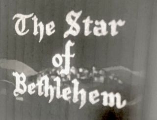 Vintage 16mm Animated Christmas Short: The Star Of Bethlehem (1956 B&w)