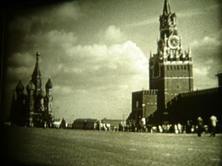 Vintage 16mm Soviete Educational " Red Square In Moscow " Film B/w Movie Bw