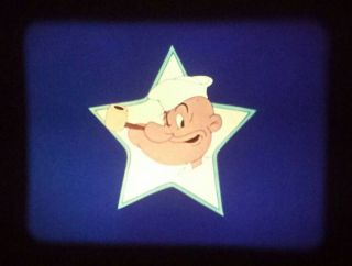 Popeye " Western Ho - Ho " (king Features 1960) 16mm Cartoon