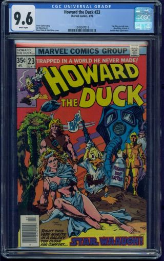 1978 Marvel Comics Howard The Duck Issue 23 Cgc 9.  6 Wh