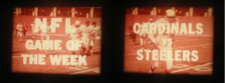 16mm - Nfl Game Of The Week - 1968 - Pittsburgh At St.  Louis - Sports Highlight Reel