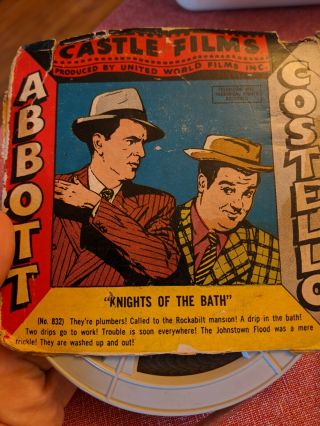 Abbott & Costello - " Knights Of The Bath " - 16mm Sound,  B&w - Castle Films