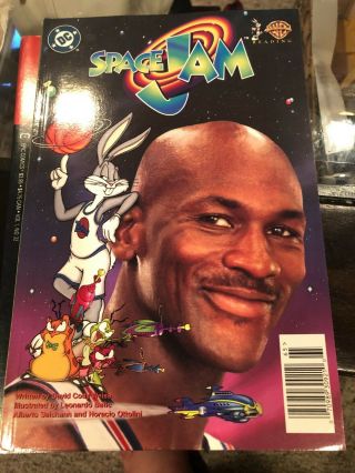 Space Jam 1 - Dc Comics - Michael Jordan - Newsstand - Nov.  1996