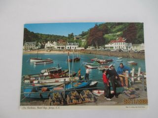 Vintage Postcard: The Harbour,  Rozel Bay,  Jersey
