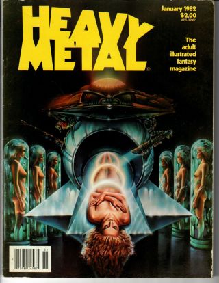 Heavy Metal Vol 5 10 January 1982 Newsstand Corben Druillet 1977 Series