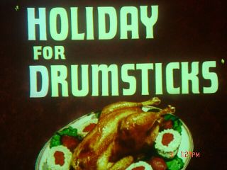 16 Mm Cartoon: " Holiday For Drumsticks " 1949 Ib Tech