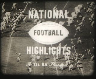 16mm Film - 1959 Pro Football Review - NFL Season Highlights Featuring All Teams 2