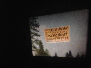 1953 Lake Tahoe Vintage Speed Boat Races Home Movie 16mm Film 250 