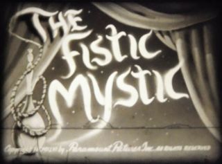 16mm Famous Studios Popeye: The Fistic Mystic (1946) One Of The Best Rare