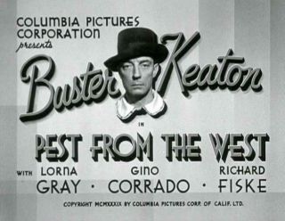 16mm Short Pest From The West 1939 Buster Keaton Columbia Eastman