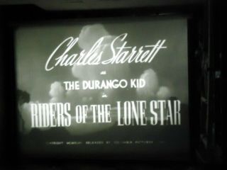 16mm Riders Of The Lone Star Charles Starrett Simley Burnette Virginia Hunter