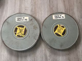 Vintage Legend Of Rudolph Valentino 16mm Film Reels Part 1 And Part 2