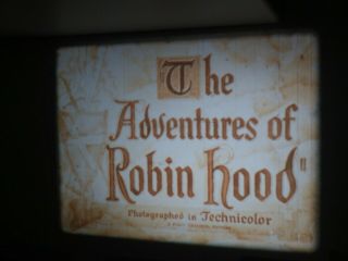 16mm The Adventures Of Robin Hood - Errol Flynn And Olivia Dehavilland