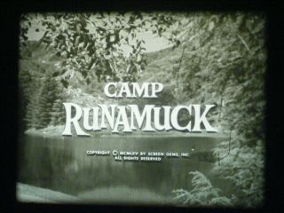 16mm Sound - Camp Runamuck - 1965 - Two B/w Episodes On One 2000 