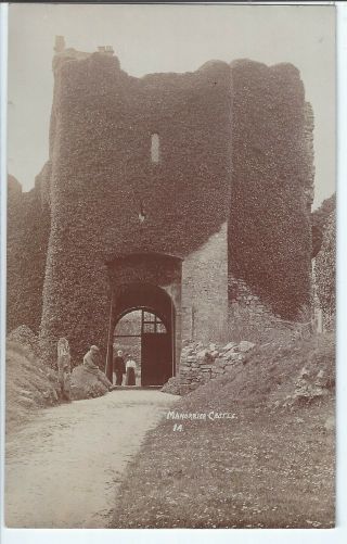 The Castle,  Manorbier,  Pembrokeshire Vintage 1900s Postcard