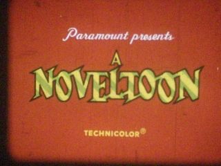 16mm GRATEFUL GUS 1958 Noveltoon Paramount cartoon GREAT color bankrobber mambo 3