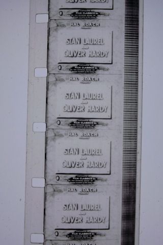 16mm Movie Film,  Film Classics,  Laurel And Hardy,  County Hospital,  Hg64