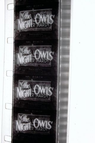 16mm Movie Film,  Film Classics,  Laurel And Hardy,  Night Owls,  Hg68