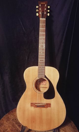 Vintage Yamaha Guitar Nippon Gakki Red Label Fg - 110