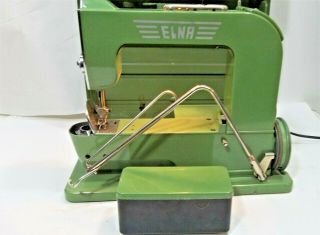 Vintage Elna W55 Type 500970 Hard Cased Sewing Machine 3