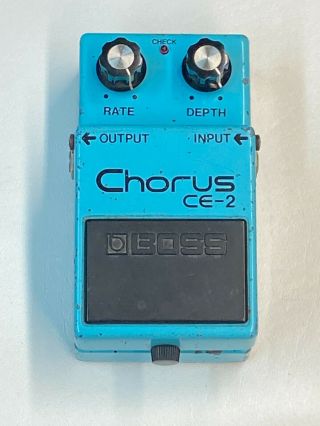 Boss Ce - 2 Chorus Pedal 1980 