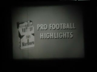 16mm 1958 Pro Football Review 1200 