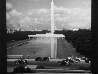 RARE 16mm Movie Castle Film WWII 1942 WASHINGTON D.  C.  DURING WARTIME Sound 2