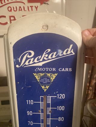 Vintage Packard Sign Thermometer Offers Welcome 2