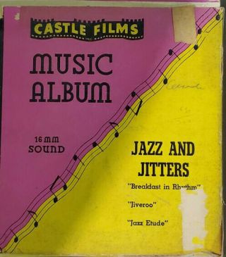 Castle Films Music Album 16mm Film " Jazz And Jitters " Ma6