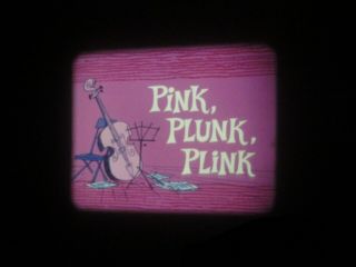 16mm Sound The Pink Panther " Pink Plunk Plink " Like Lpp Print 400 