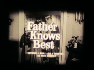 16 Mm Sound Tv Show Father Knows Best - Bud Hides Behind A Skirt 1960