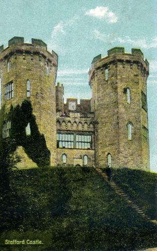 Stafford Castle Shurey`s Publications Vintage Postcard