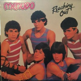 Menudo ‎– Reaching Out (1984) Very Good,  Vinyl Lp