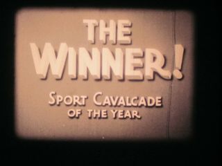 16 Mm B&w Sound Castle Films The Winner Sports Parade Of 1939