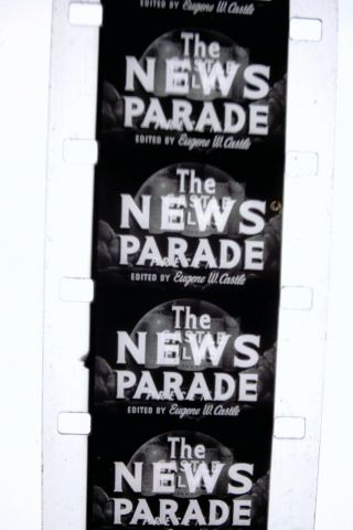16mm Ww2 News Parade,  Allied Chiefs Meet In Egypt/persia,  Hg12