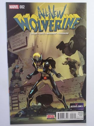 All - Wolverine 2 (nm) 2016 Laura Kinney As Wolverine Tom Taylor Story